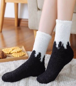 Chaussette Douce Et Chaude 1