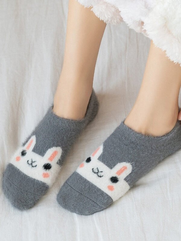 Chaussette Pilou Pilou Lapin Gris 1