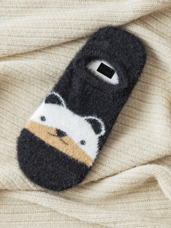 Chaussette Pilou Pilou Panda Noir 1
