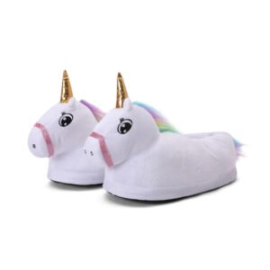 Chaussons Licorne Blanche Pilou Pilou Fille