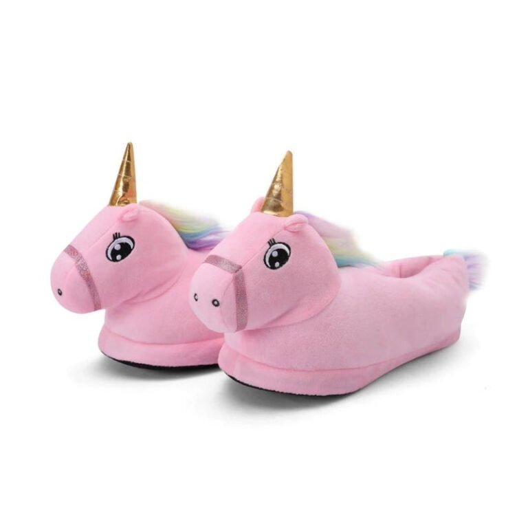 Chaussons Licorne Rose Pilou Pilou Fille