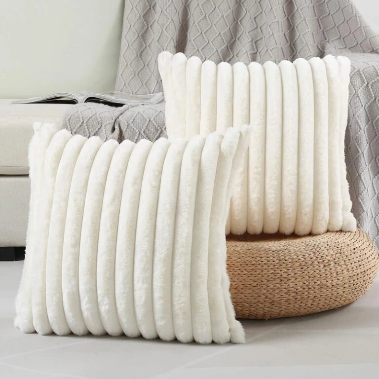 Housse De Coussin Duveteuse