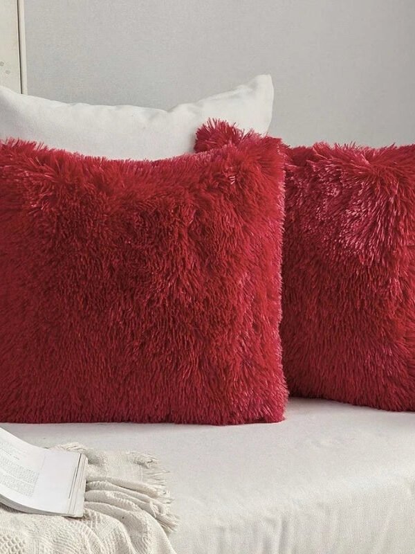 Housse De Coussin Pelucheuse