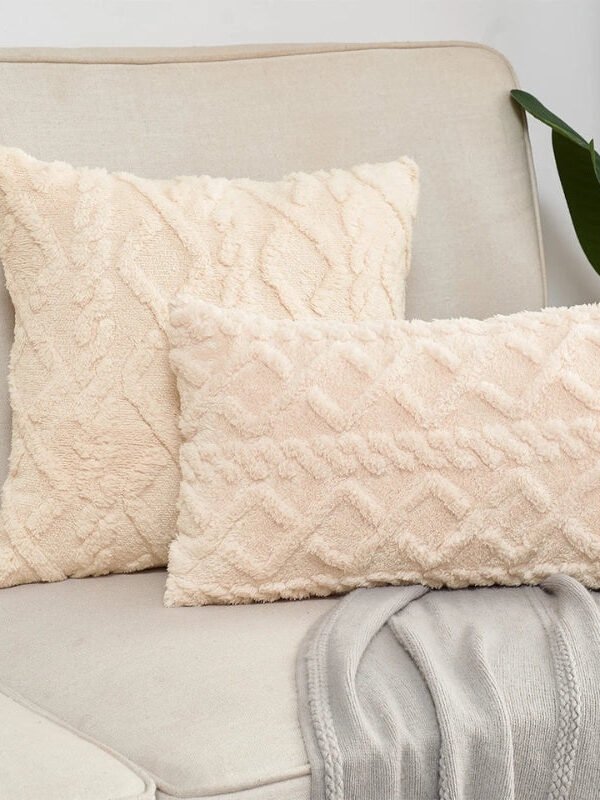 Housse De Coussin Pilou Pilou Creme