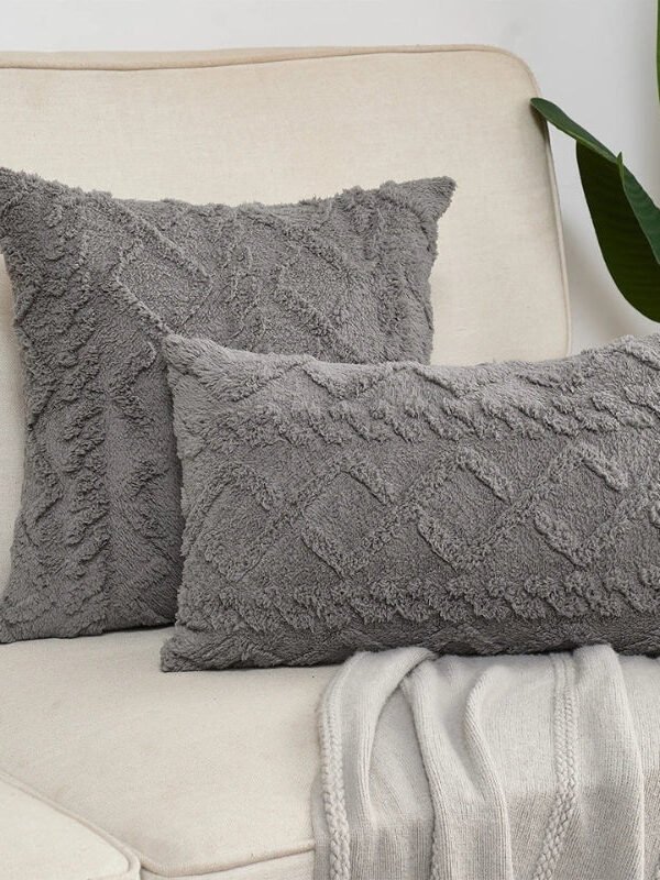 Housse De Coussin Pilou Pilou Grise