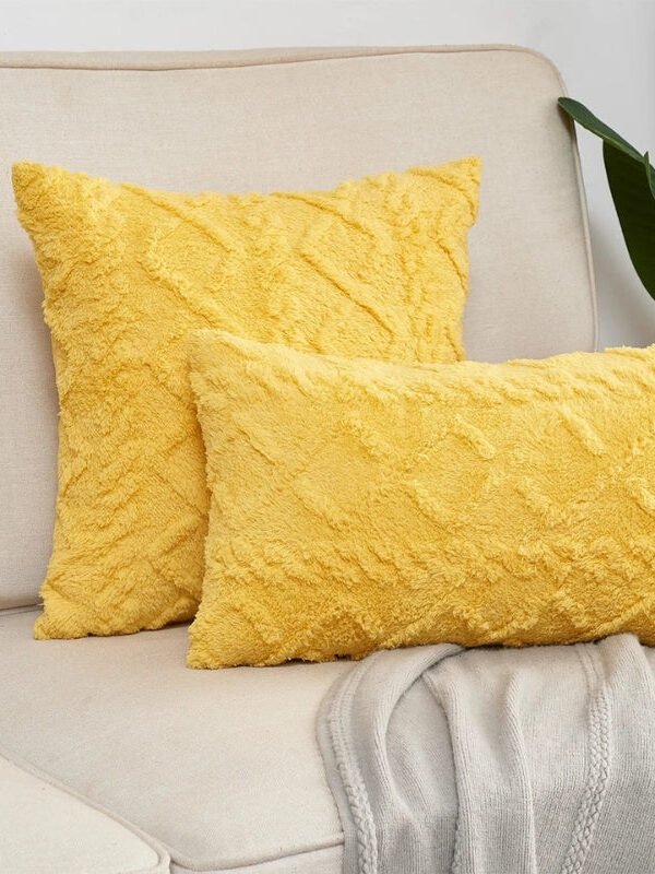 Housse De Coussin Pilou Pilou Jaune