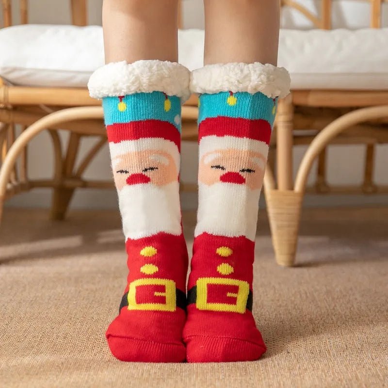Image Chaussettes Pilou Pilou Noel Rouges