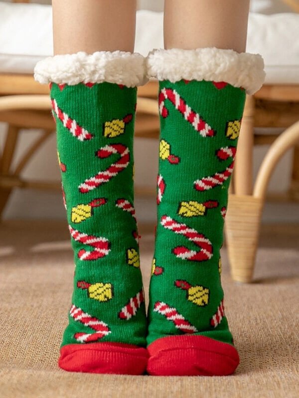 Image Chaussettes Pilou Pilou Noel Vertes