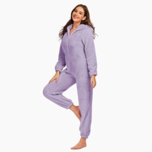 Image Combinaison Pyjama Polaire Femme 1