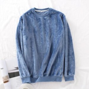 Image Haut De Pyjama Homme Pilou Bleu 1