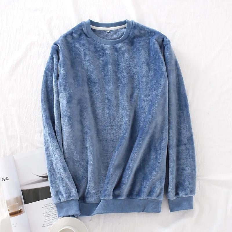 Image Haut De Pyjama Homme Pilou Bleu 1