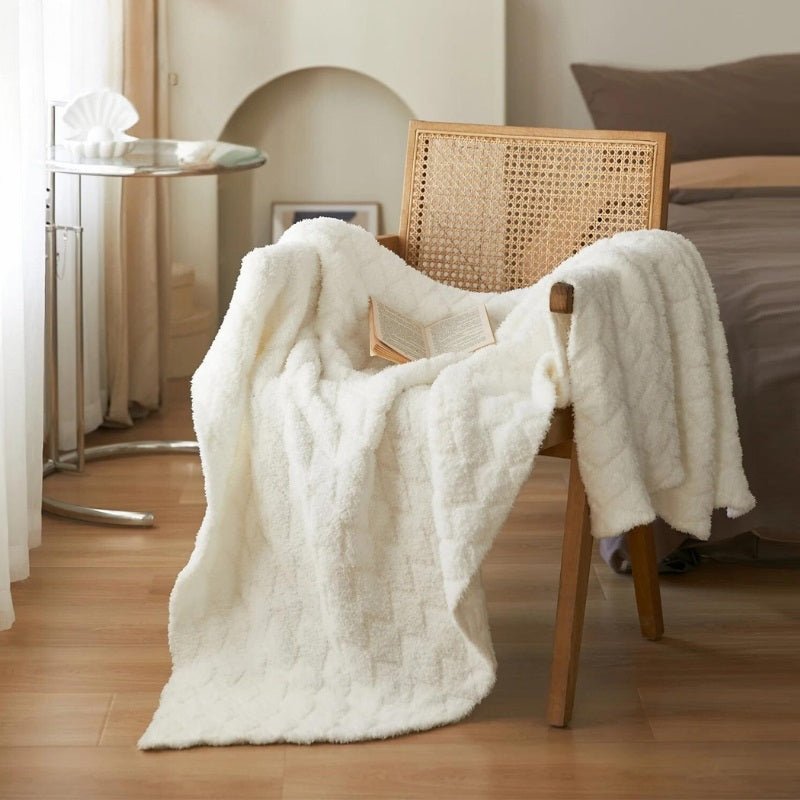 Image Plaid Blanc Doux 1