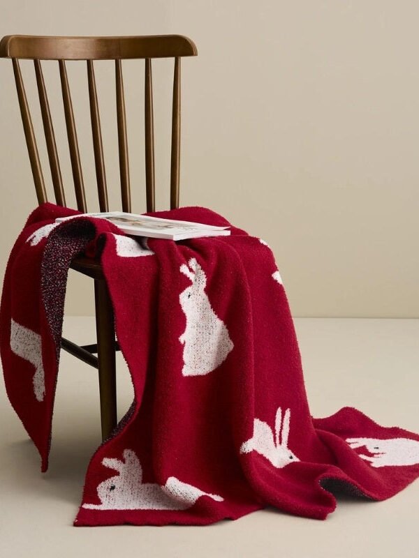 Image Plaid Polaire Motif Animaux 1