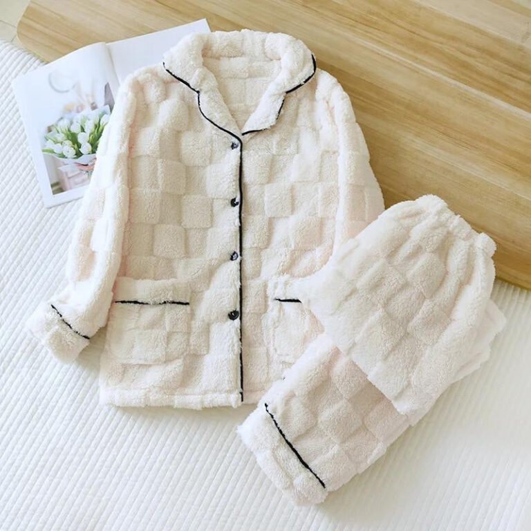 Image Pyjama A Carreaux Femme Pilou Pilou 1