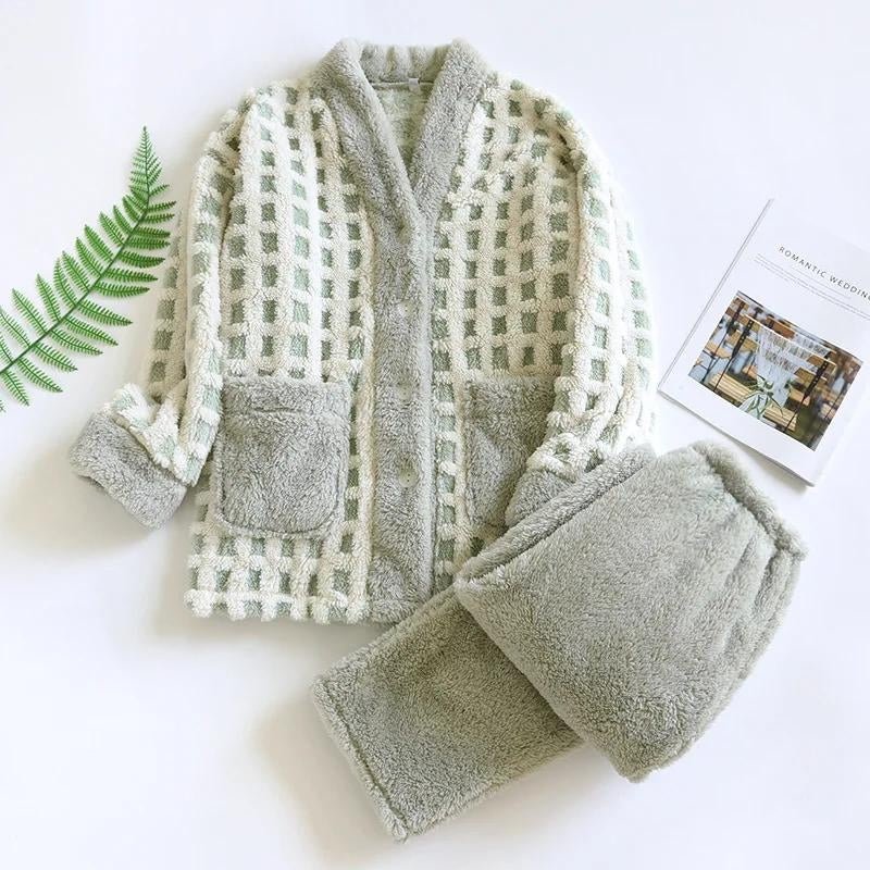 Image Pyjama Boutonne Femme Pilou Pilou