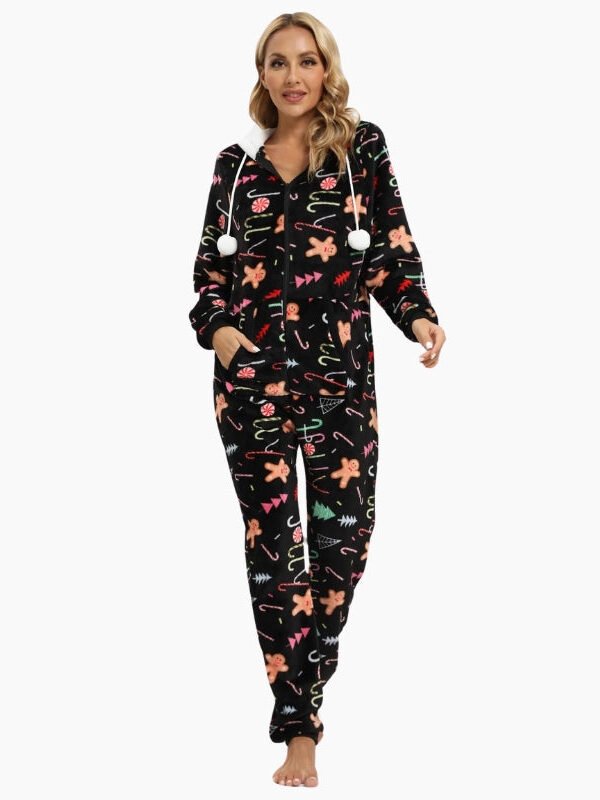 Image Pyjama Combinaison Chaud Femme