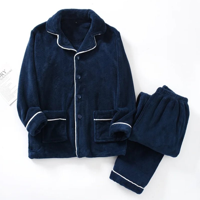 Image Pyjama Homme Chaud Flanelle
