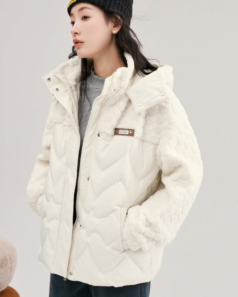 Manteau Blanc Casse Femme Pilou Pilou 3