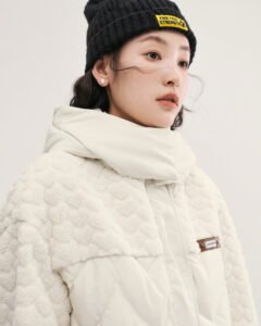 Manteau Blanc Casse Femme Pilou Pilou 4