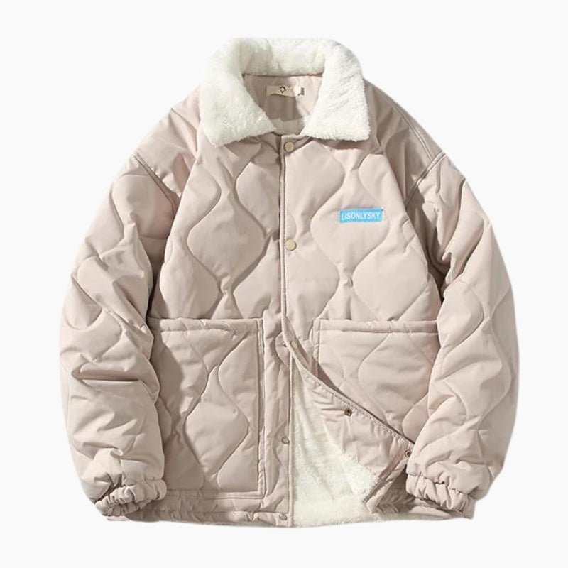 Manteau Col En Fourrure Homme 1