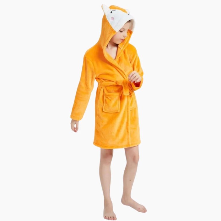 Peignoir Bain Fille Pilou Pilou Renard 2