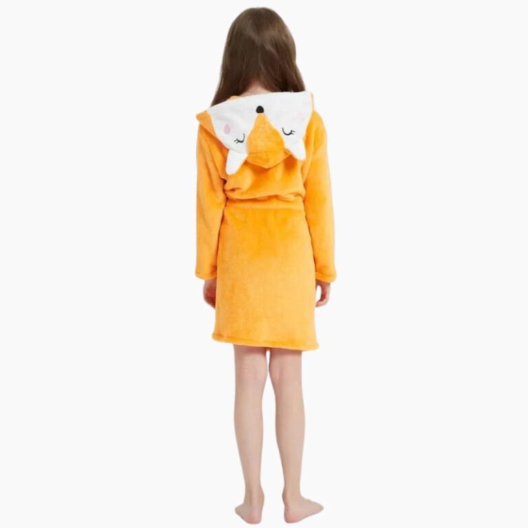 Peignoir Bain Fille Pilou Pilou Renard 3