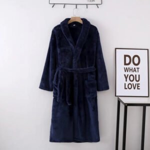Peignoir Pilou Pilou Bleu Marine Homme