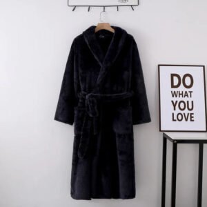 Peignoir Pilou Pilou Noir Homme