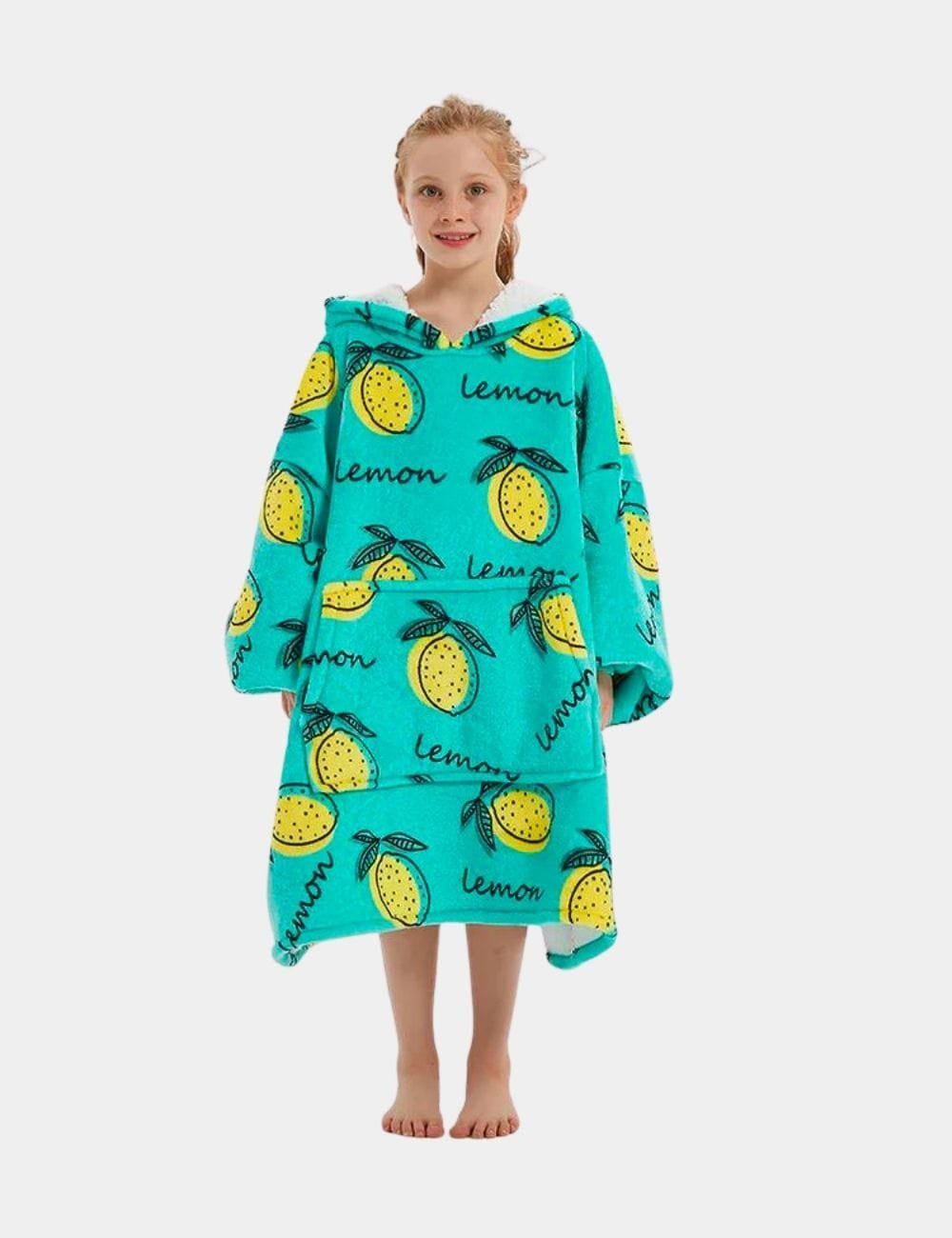 Plaid A Capuche Enfant The Kloody Lemon Longueur 109cm 31581598646339