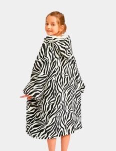 Plaid A Manche Enfant The Kloody Zebre Longueur 109cm 31581597073475
