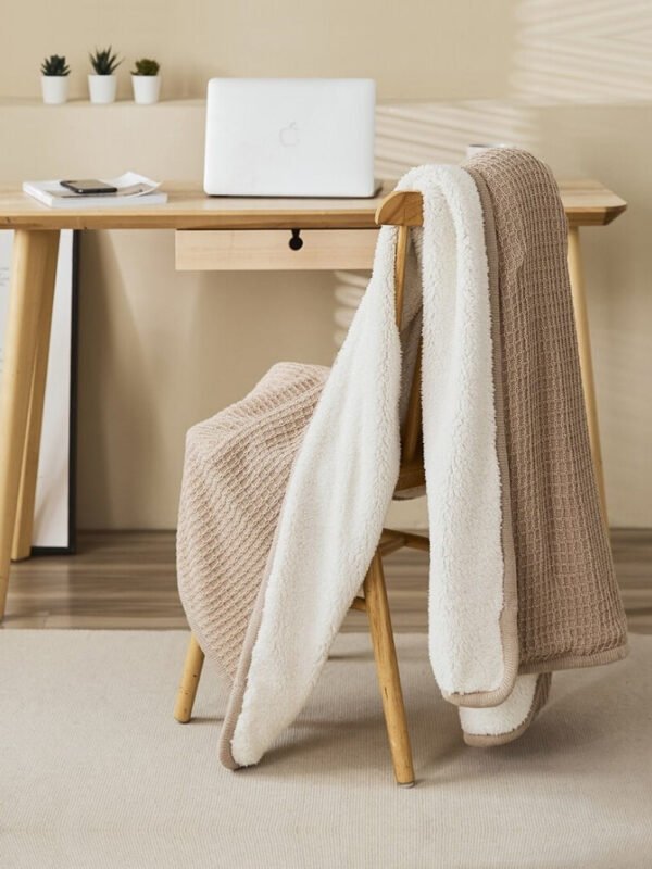 Plaid Fourrure Beige 1
