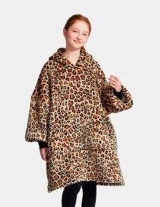 Plaid Poncho Polaire Enfant The Kloody Leopard Longueur 109cm 31581599924291