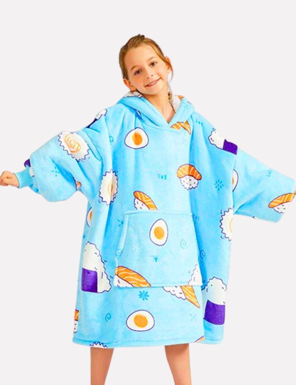 Poncho Pilou Pilou Enfant The Kloody Sushi Longueur 109cm 31581602218051