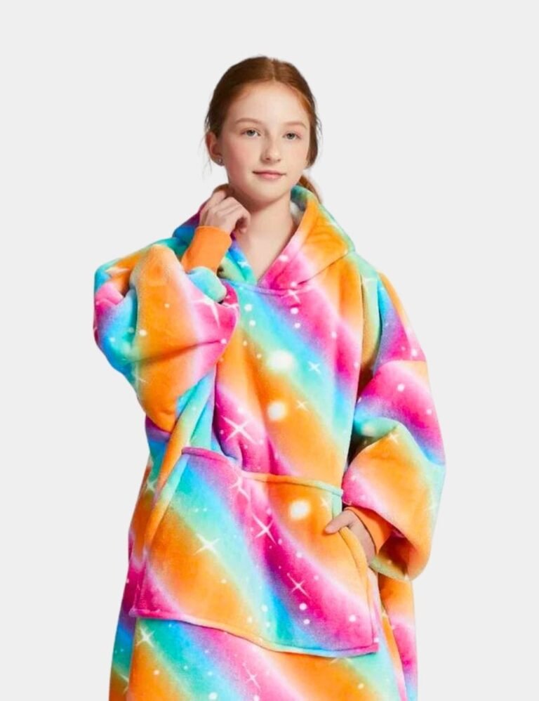 Poncho Plaid Enfant The Kloody Arc En Ciel Longueur 109cm 31581599072323