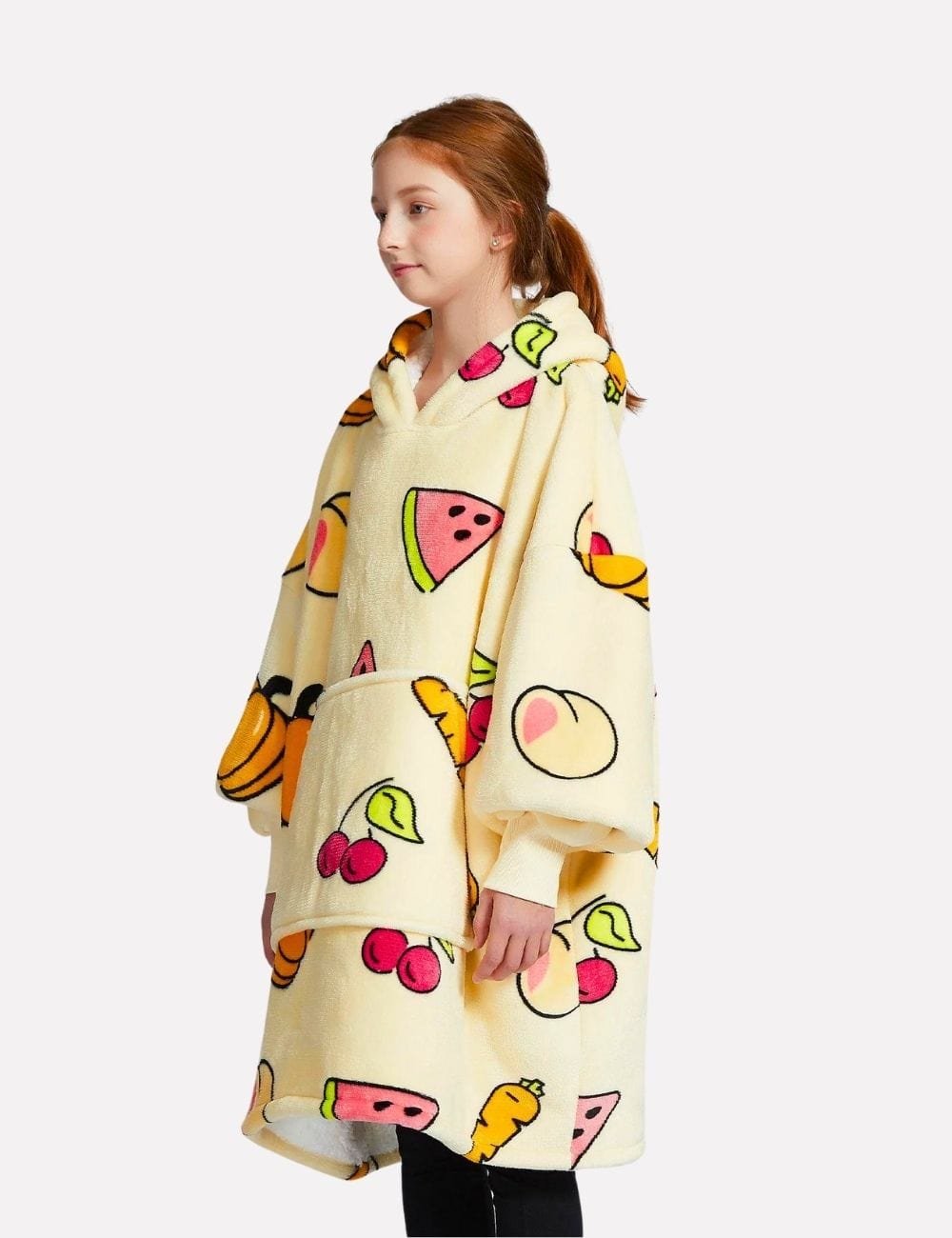 Poncho Plaid Fille The Kloody Multi Fruit Longueur 109cm 31581607198787