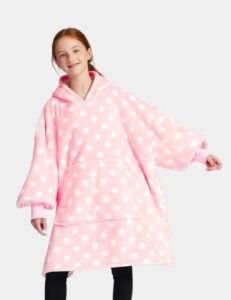 Pull Plaid Enfant Rose The Kloody Rose A Pois Longueur 109cm 31581599596611