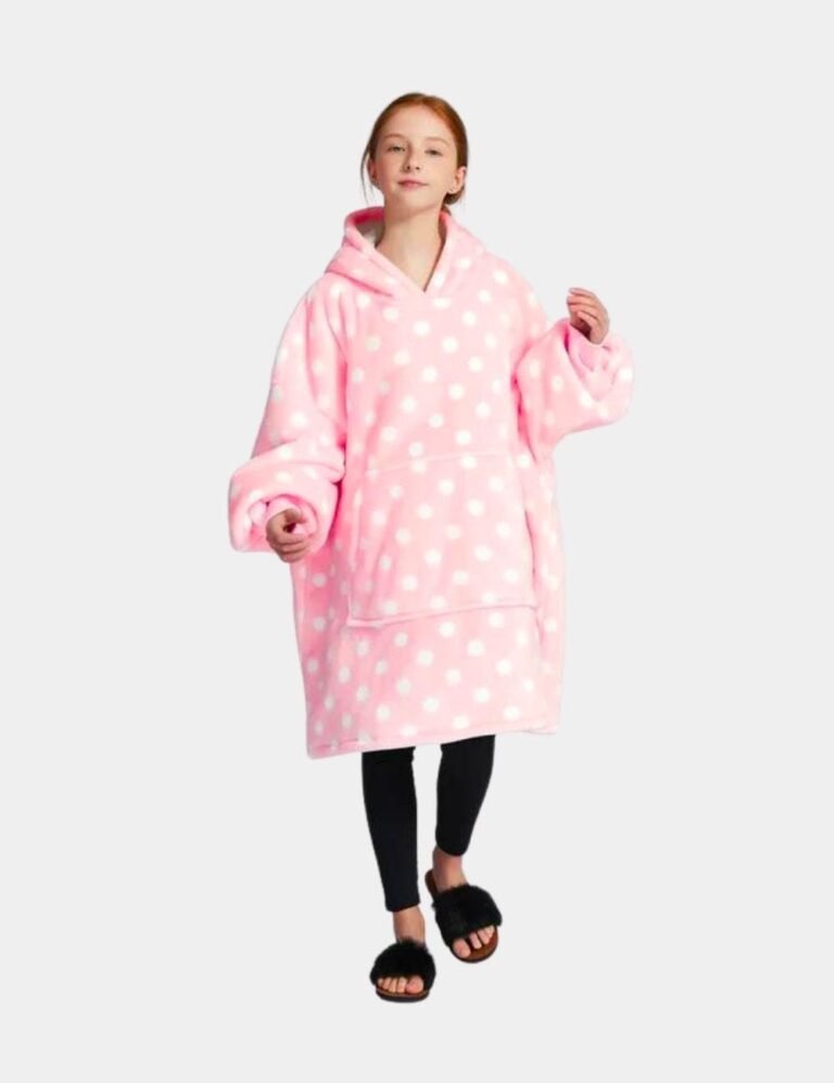 Pull Plaid Enfant Rose The Kloody Rose A Pois Longueur 109cm 31581599662147