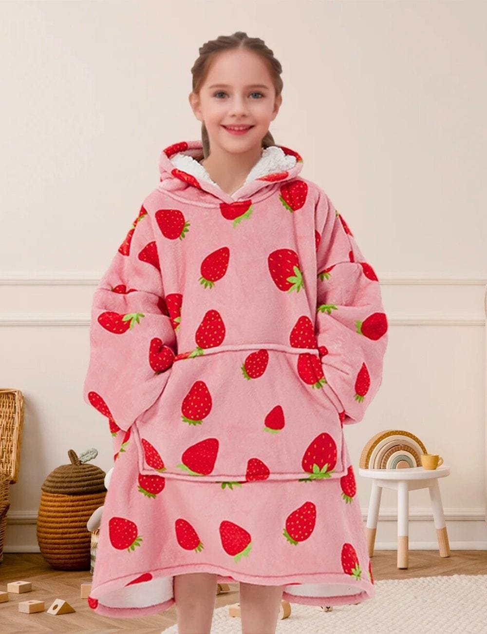 Pull Plaid Fille The Kloody Strawberry Longueur 109cm 31581595992131