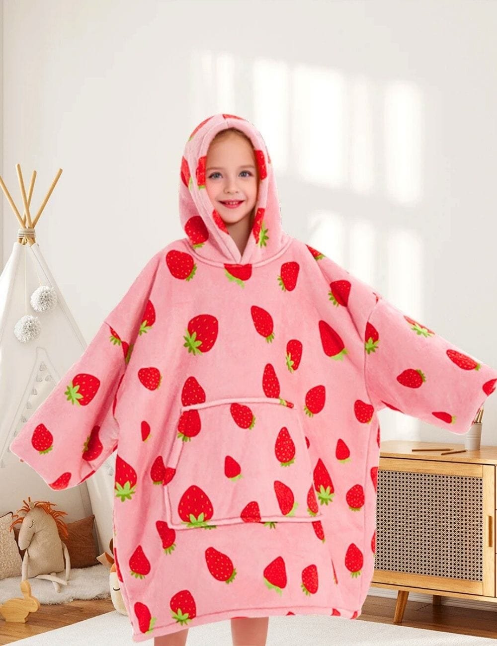 Pull Plaid Fille The Kloody Strawberry Longueur 109cm 31581596024899
