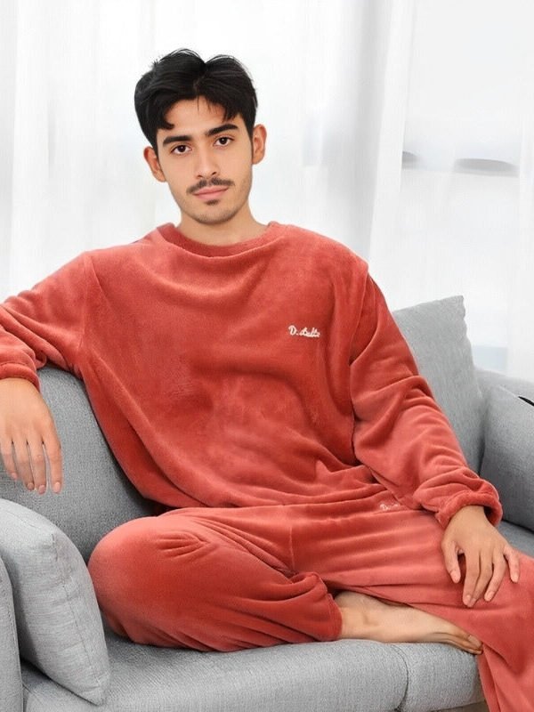 Pyjama Polaire Rouge Pour Homme