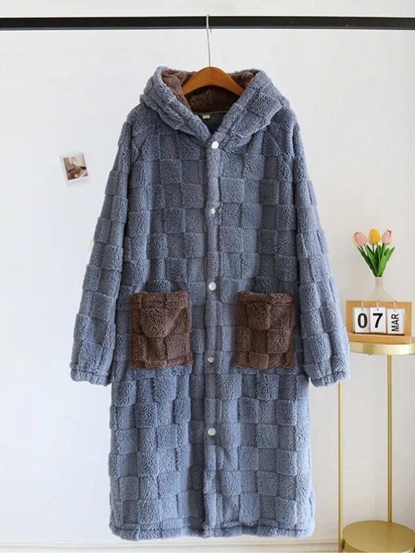 Robe De Chambre A Capuche Homme Pilou Pilou