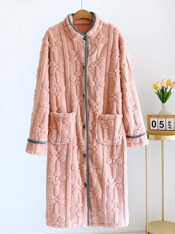 Robe De Chambre Polaire Longue Femme 1