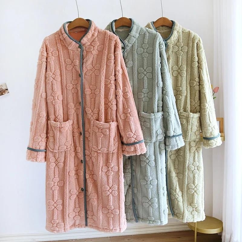 Robe De Chambre Polaire Longue Femme 2
