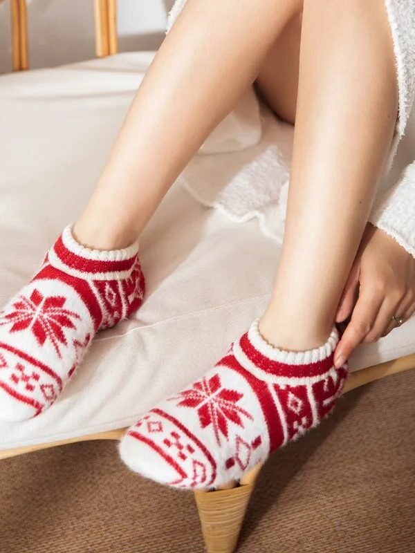 Socquette Pilou Pilou Rouge 1