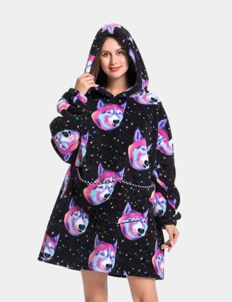 Sweat Plaid Loup The Kloody Loup Adulte 90cm 31654649462851 Dcdfc3eb E12e 415a 9141 B8833046da39