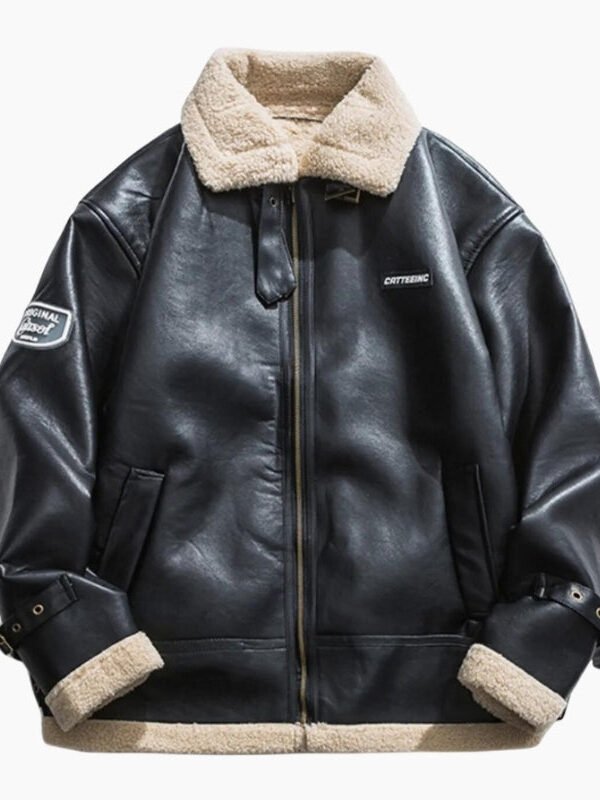 Veste Col Mouton Homme