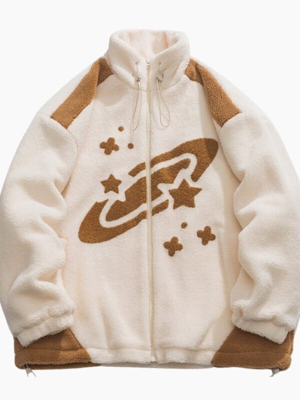 Veste Moumoute Beige Homme