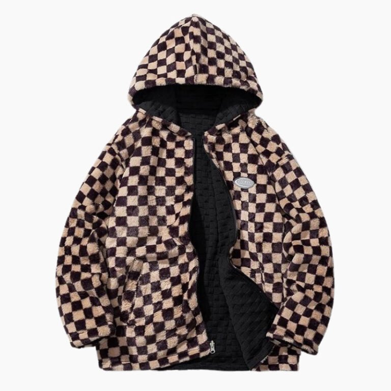 Veste Polaire Carreaux Homme 1