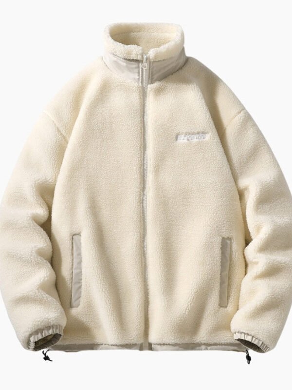 Veste Sherpa Homme Beige 1