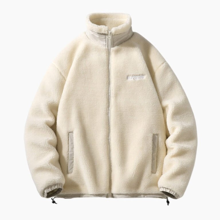 Veste Sherpa Homme Beige 1